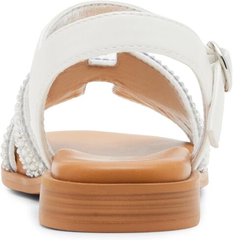 Steve Madden Girls Shoes Girls Haydlyn Flat Sandal, Floral Raffia, 2 Little Kid in Saudi Arabia