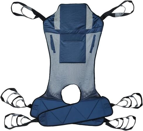 الحجم m شبك كامل الجسم شبك الرفع حبال ، دعم الرأس والظهر ، الرافعات نقل المرحاض ، الساقين المنقسمة مع فتحة كومود ، 5 مقابض ، 6 أحزمة ، رفع حبال متوافق مع مختلف المصاعد in Kuwait