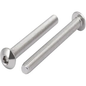 M5x70mm 304 زر الصلب غير القابل للصدأ زر سداسي سداسي سداسي البراغي البراغي 10pcs in Saudi Arabia