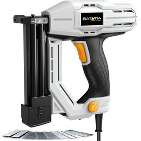 باتافيا براد نيلر، 2 في 1 مسدس أظافر كهربائي ومسدس أساسي لمشاريع النجارة والنجارة والمفروشات المنزلية، بما في ذلك 200 قطعة 5/8 بوصة 18 مسامير براد و336 قطعة 3/8 بوصة T50 دبابيس، BTC0060 in Kuwait