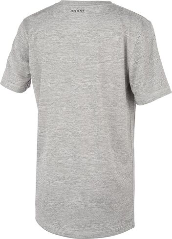 Adidas Boys's Short Sereve Performance Logo T-Shirt tee ، أزرق/أخضر ، صغير (8) in Kuwait