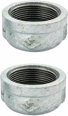 MaxLLTo Replacement for Primex 89251 1/8 Inch Galvanized Cap, 2 Pack in Saudi Arabia