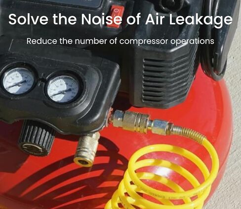 Air Hose Fittings & Coupler Plug, 1/4-Inch NPT Male | Air Compressor Quick-Connect MNPT Male Plug Kit, Industrial Type D, Solid Brass, 2 Piece in Saudi Arabia