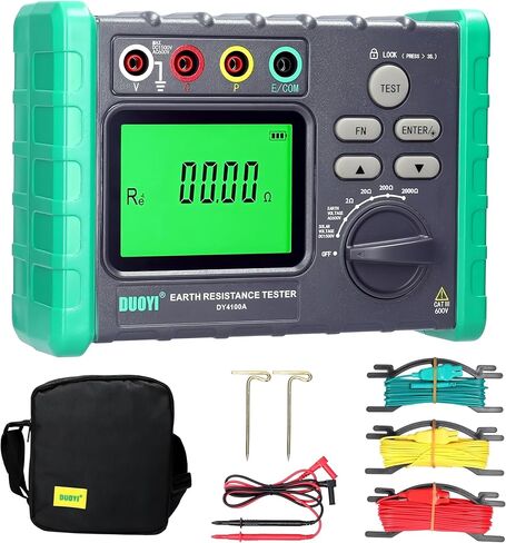 DY4100A / DY4100B مقاومة الأرض الرقمية الأرضية MEG-OHMMETER 0-2000 أوم الأدوات اختبار المقاومة الكهربائية (DY4100A) in Saudi Arabia