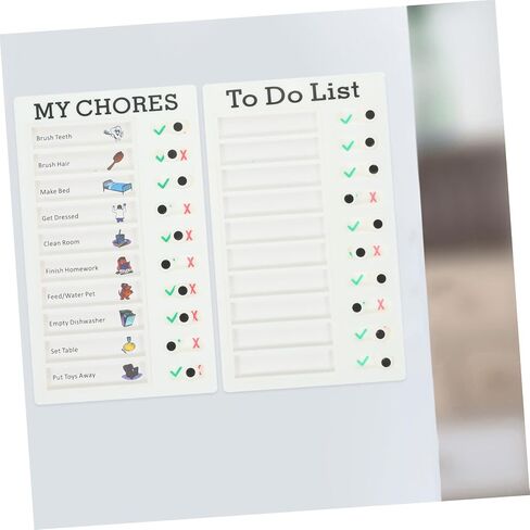 30pcs Replaceable Chore Chart Paper for Blank Schedule Chart Replacement Paper User Friendly Design and Reliable for Home Learning Activities in Saudi Arabia