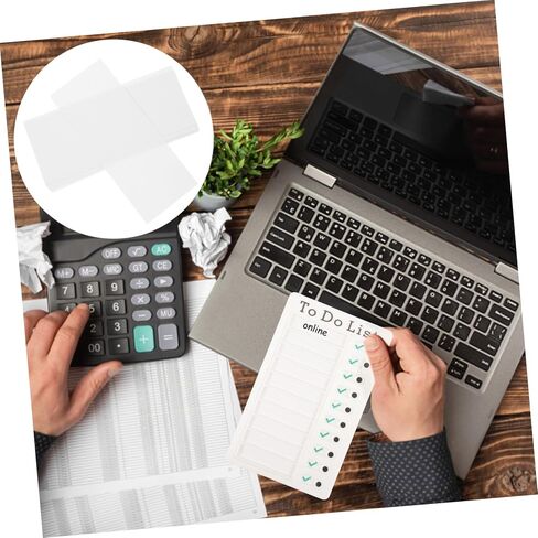 30pcs Replaceable Chore Chart Paper for Blank Schedule Chart Replacement Paper User Friendly Design and Reliable for Home Learning Activities in Saudi Arabia