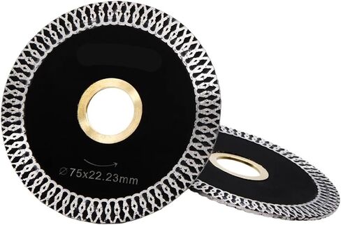 3" 75mm Diamond Saw Blade for Tile Ceramic Granite Marble Wave Diamond Cutting Disc Aggressive Circular Carving Saw(2PC,20mm-16) in Saudi Arabia