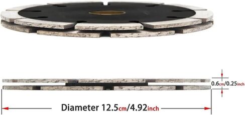 5" Diamond Disc Chopper Wheel 1PC in Saudi Arabia