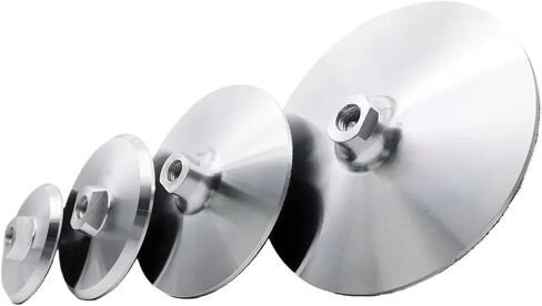 4 "/5"/6 "/7" منصات عكسية الألومنيوم لمنصة تلميع الماس M14 5/8 "-11 من لوحة حامل المطحنة المطحنة (6 بوصة ، 5-8-11) in Saudi Arabia