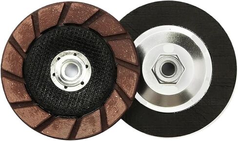 125mm Diamond Grinding Cup Wheel Ceramic Bond Dry Wet Use Concrete Edge Cup Polishing Wheel Scratches Removal Grinding Pads(200,M14 Thread) in Saudi Arabia