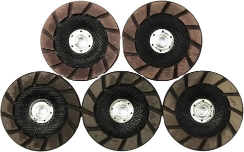 125mm Diamond Grinding Cup Wheel Ceramic Bond Dry Wet Use Concrete Edge Cup Polishing Wheel Scratches Removal Grinding Pads(200,M14 Thread) in Saudi Arabia