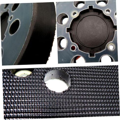 PRETYZOOM 5 8 3 Electric Polishing Disc Pin Sanding Plate for Black Grinding Disc with Noise Reduction and Dust Removal in Saudi Arabia