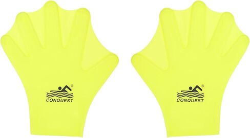 قفازات السباحة السيليكون Webbed Swim Gloves نوع إصبع الضفدع من نوع القفازات التدريب على مقاومة الماء للسباحة/الغوص/التمارين الرياضية المائية in Kuwait