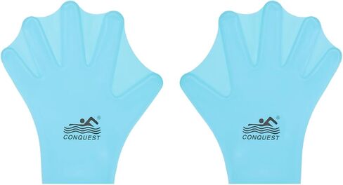 قفازات السباحة السيليكون Webbed Swim Gloves نوع إصبع الضفدع من نوع القفازات التدريب على مقاومة الماء للسباحة/الغوص/التمارين الرياضية المائية in Kuwait