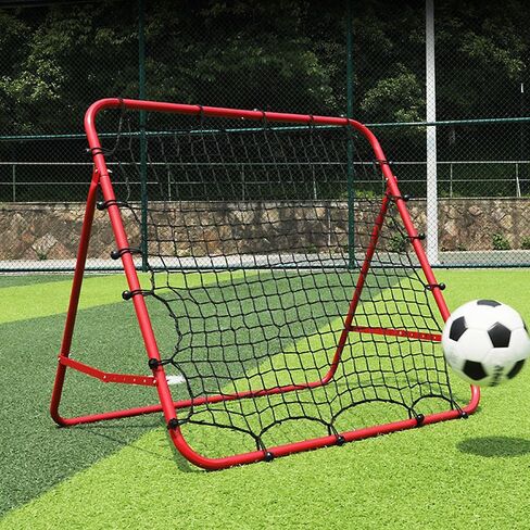 JXGzyy Soccer Net 40x39 Inch Practice Practice Practice Termable Trainly Trainder Net من السهل تثبيت هدف الهدف المعدني على شبكة كرة القدم لكرة القدم لكرة القدم لكرة القدم in Saudi Arabia
