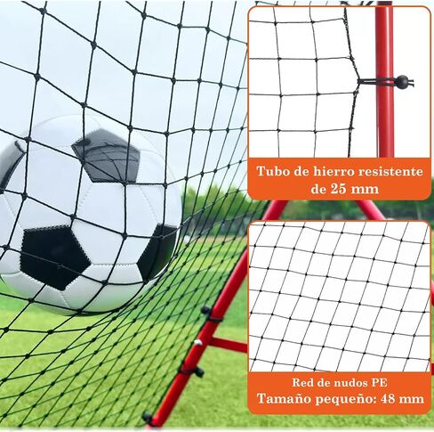 JXGzyy Soccer Net 40x39 Inch Practice Practice Practice Termable Trainly Trainder Net من السهل تثبيت هدف الهدف المعدني على شبكة كرة القدم لكرة القدم لكرة القدم لكرة القدم in Saudi Arabia