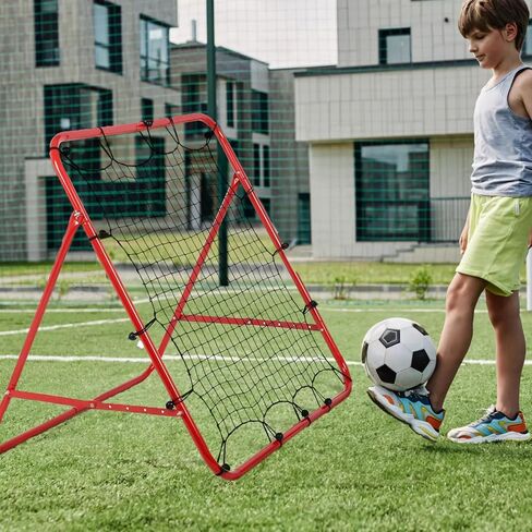 JXGzyy Soccer Net 40x39 Inch Practice Practice Practice Termable Trainly Trainder Net من السهل تثبيت هدف الهدف المعدني على شبكة كرة القدم لكرة القدم لكرة القدم لكرة القدم in Saudi Arabia