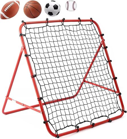 JXGzyy Soccer Net 40x39 Inch Practice Practice Practice Termable Trainly Trainder Net من السهل تثبيت هدف الهدف المعدني على شبكة كرة القدم لكرة القدم لكرة القدم لكرة القدم in Saudi Arabia