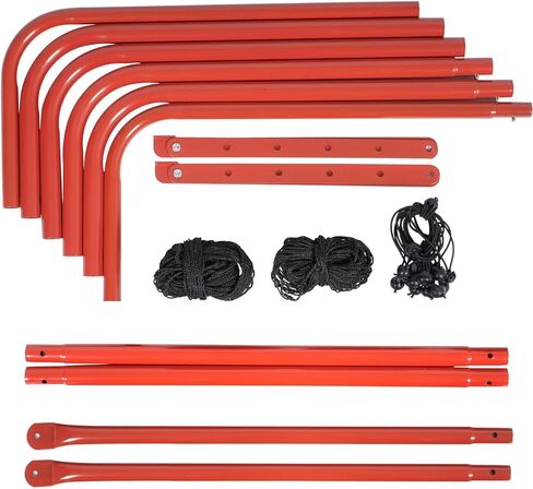 JXGzyy Soccer Net 40x39 Inch Practice Practice Practice Termable Trainly Trainder Net من السهل تثبيت هدف الهدف المعدني على شبكة كرة القدم لكرة القدم لكرة القدم لكرة القدم in Saudi Arabia