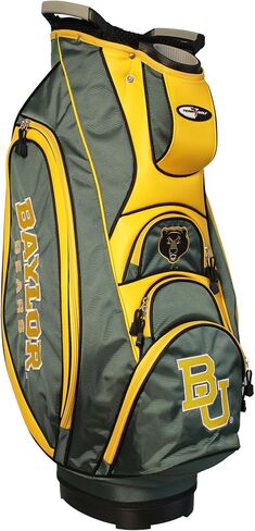 فريق Team Golf NCAA Victory Golf Cart Bag ، أعلى 10 اتجاهات مع مقبض مزدوج متكامل ومضرب خارجي جيد ، جيب أكثر برودة ، حزام مبطن ، حامل مظلة وغطاء أمطار قابل للإزالة in Kuwait