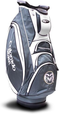 فريق Team Golf NCAA Victory Golf Cart Bag ، أعلى 10 اتجاهات مع مقبض مزدوج متكامل ومضرب خارجي جيد ، جيب أكثر برودة ، حزام مبطن ، حامل مظلة وغطاء أمطار قابل للإزالة in Kuwait