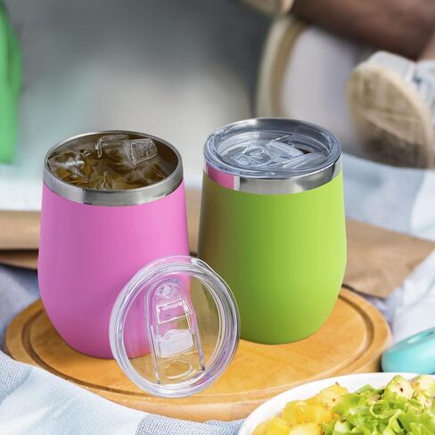 Wine Tumbler Lids, 12 oz Spill Proof 2.9 inch Diameter Lids for Wine Mugs Only in Saudi Arabia