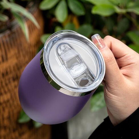 Wine Tumbler Lids, 12 oz Spill Proof 2.9 inch Diameter Lids for Wine Mugs Only in Saudi Arabia