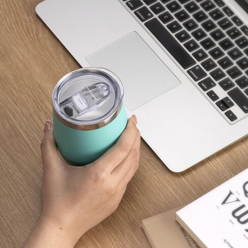 Wine Tumbler Lids, 12 oz Spill Proof 2.9 inch Diameter Lids for Wine Mugs Only in Saudi Arabia