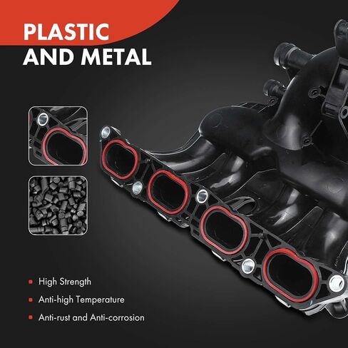 A-Premium Engine Intake Manifold Assembly W/Gasket [4Cyl 1.6L] Compatible with Mini Cooper 2007-2015, Cooper Countryman 2011-2016, Cooper Paceman 2013-2016 in Saudi Arabia