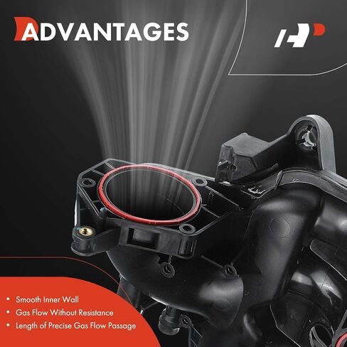 A-Premium Engine Intake Manifold Assembly W/Gasket [4Cyl 1.6L] Compatible with Mini Cooper 2007-2015, Cooper Countryman 2011-2016, Cooper Paceman 2013-2016 in Saudi Arabia