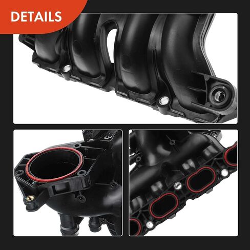 A-Premium Engine Intake Manifold Assembly W/Gasket [4Cyl 1.6L] Compatible with Mini Cooper 2007-2015, Cooper Countryman 2011-2016, Cooper Paceman 2013-2016 in Saudi Arabia