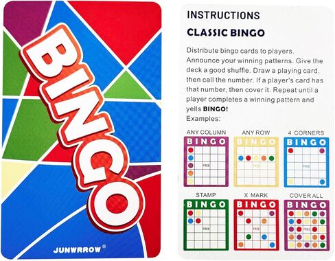 Bingo Jumbo Call Cards-Pack of 86-Colorful Bingo Cards-5.45 "x3.35" لكل ألعاب-بينغو للبالغين وكبار السن والأسرة in Kuwait