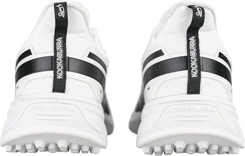 KOOKABURRA KC Players Rubber Sole Cricket Shoe, White/Black, Size 12 in Saudi Arabia