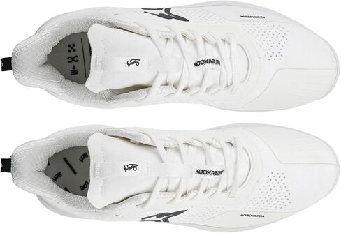 KOOKABURRA KC Players Rubber Sole Cricket Shoe, White/Black, Size 12 in Saudi Arabia