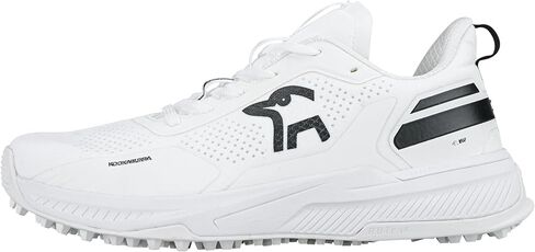 KOOKABURRA KC Players Rubber Sole Cricket Shoe, White/Black, Size 12 in Saudi Arabia