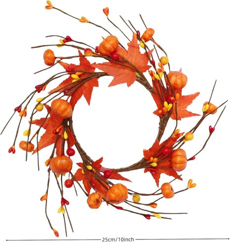 2 PCS حلقات شمعة الوطنية الزهور المختلط الأحمر والبحرية التوت الأزرق وحلقات شمعة النجوم ، ديكور يوم الذكرى في الرابع من يوليو للشمعة العمود (متعدد الألوان) in Kuwait