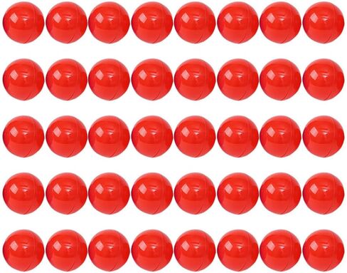 jojofuny 100pcs Plastic Hollow Bingo Balls, Balls Openable, Bingo Balls, Raffle Drawing Balls, Drawing Balls for Game Night, Party, Carnival Decoration in Saudi Arabia