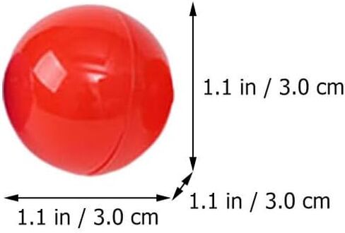 jojofuny 100pcs Plastic Hollow Bingo Balls, Balls Openable, Bingo Balls, Raffle Drawing Balls, Drawing Balls for Game Night, Party, Carnival Decoration in Saudi Arabia