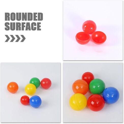 jojofuny 100pcs Plastic Hollow Bingo Balls, Balls Openable, Bingo Balls, Raffle Drawing Balls, Drawing Balls for Game Night, Party, Carnival Decoration in Saudi Arabia