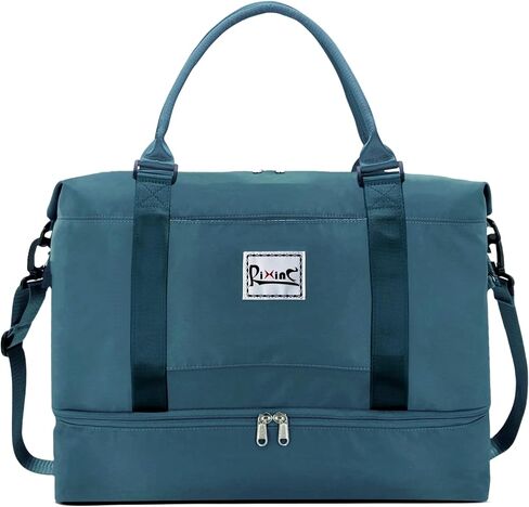 Large Travel Duffle Bag Weekender Bags for Women with Shoes Compartment, Travel Duffel Tote Carry on Overnight Bag for Travel Business Trips, Sport Yoga Gym Bag with Wet Pocket (Dark Purple) in Saudi Arabia