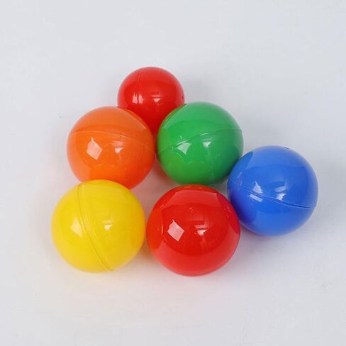 jojofuny 100pcs كرات البلاستيك المجوفة ، الكرات المفتوحة ، كرات البنغو ، كرات السحب ، كرات الرسم لليلة اللعبة ، الحفلة ، الديكور كرنفال in Saudi Arabia