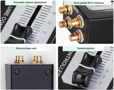 وحدة تحكم سلبي وحدة التحكم المعدنية صوت مكبر الصوت PRAEMP لاستوديو منزلي HI-FI Systems Clear Sound Preamp ضابط التوصيل والتشغيل in Kuwait