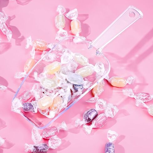 Ice Scoop Candy Buffet Containers Scoopers, Hmxpls Clear Plastic Scoop for Popcorn Cookie Candy Buckets, Podpocket Acrylic Large Scoops for Parties Wedding Bar Jars Freezer Dry Goods （6 Pack 7.5 In ） in Saudi Arabia