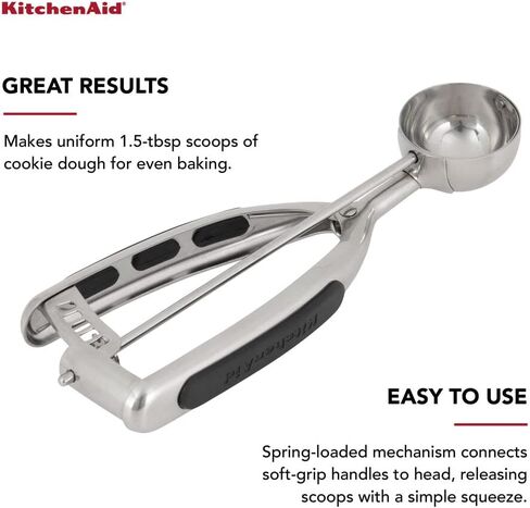 KitchenAid Gourmet Cookie Dough Scoop, One Size, Black in Saudi Arabia