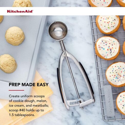 KitchenAid Gourmet Cookie Dough Scoop, One Size, Black in Saudi Arabia