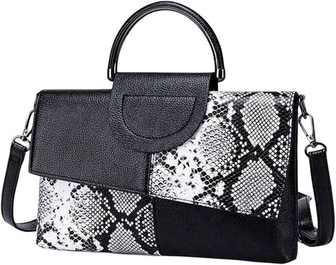 SHENHE Women's Crocodile Embossed Clutch Purse Crossbody Bags Top Handle Leather Handbag in Saudi Arabia