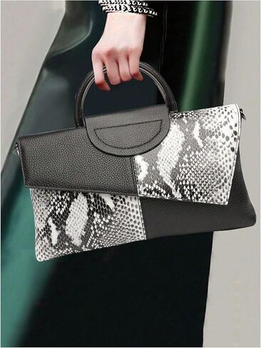 SHENHE Women's Crocodile Embossed Clutch Purse Crossbody Bags Top Handle Leather Handbag in Saudi Arabia
