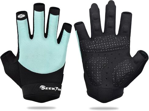 Seektop Breathable Workout Gloves for Women & Men, Thick Padded Weight Lifting Gloves, Full Palm Protection, Excellent Grip for Gym Fitness and Training, Exercise, Cycling in Saudi Arabia