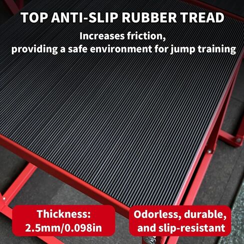 Plyometric Jumping Box, Steel Plyo Box for Exercise，Steel Plyometric Platform and JumpingBox, Anti-Slip Fitness Exercise Step Up Box for Home Gym Training, Conditioning Strength Training in Saudi Arabia