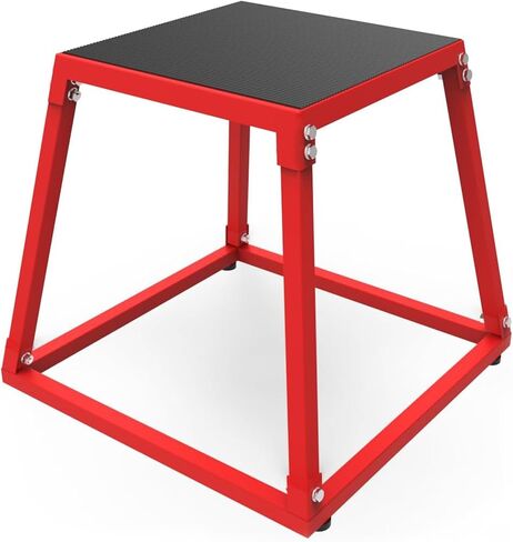 Plyometric Jumping Box, Steel Plyo Box for Exercise，Steel Plyometric Platform and JumpingBox, Anti-Slip Fitness Exercise Step Up Box for Home Gym Training, Conditioning Strength Training in Saudi Arabia